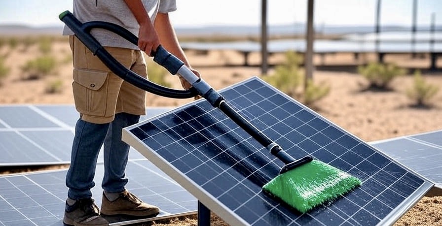 how to clean solar panels for efficiency