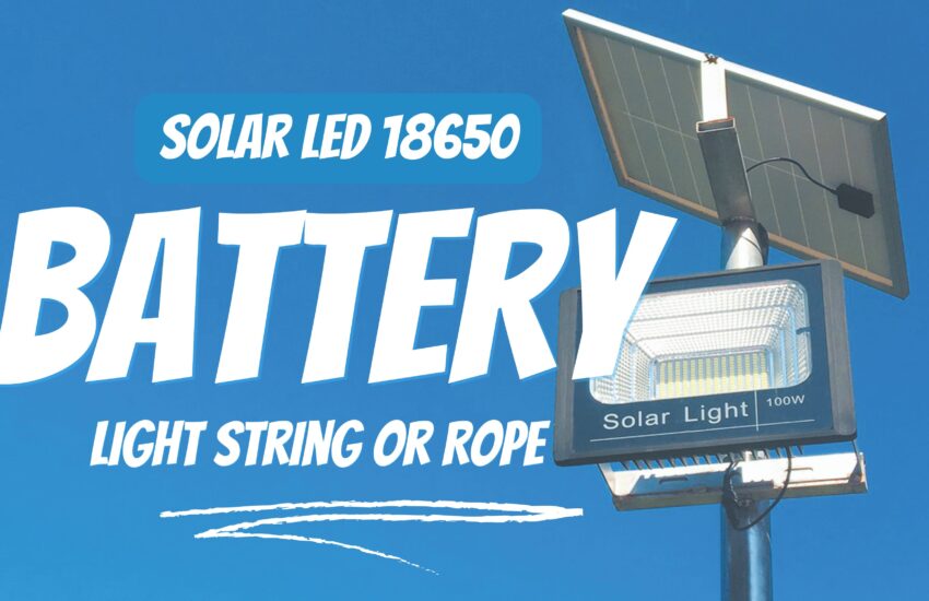 Solar LED 18650 Battery Light String or Rope